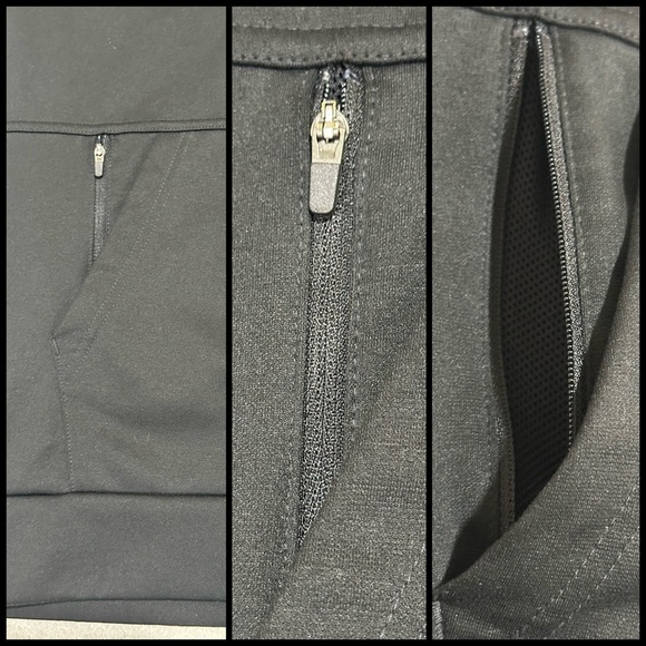 NikeThermaFit🔥🪶 XL Black Hooded Zip Up Jacket, 3 Pockets, Like New, Clean. Warm - Picture 8 of 16